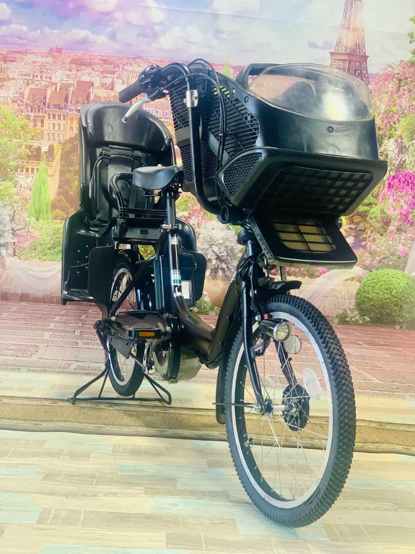 半額SALE☆ 3463電動自転車ヤマハキッス超高性能モデル20インチ 茶