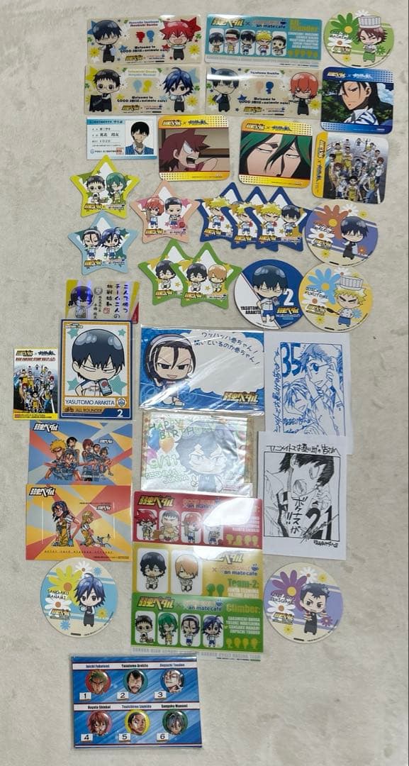 弱虫ペダル 缶バッジ カード コースター目立った傷や汚れなし