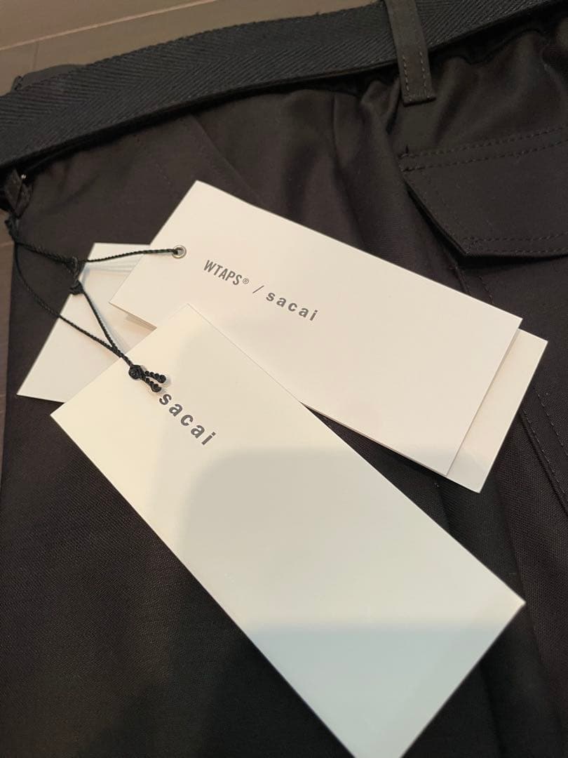sacai×wtaps Cotton Back Satin Pantsサイズ1