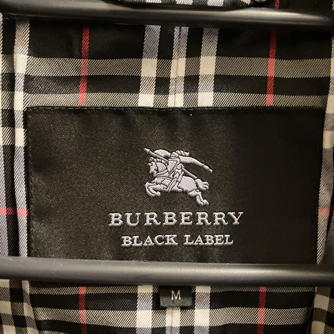 BURBERRY BLACK LABEL トレンチコート M 黒
