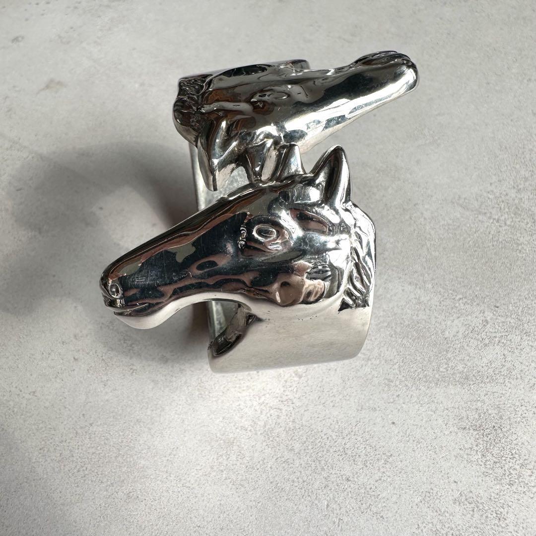 ヴィンテージ！Horse Head Stallion Clamper バングル