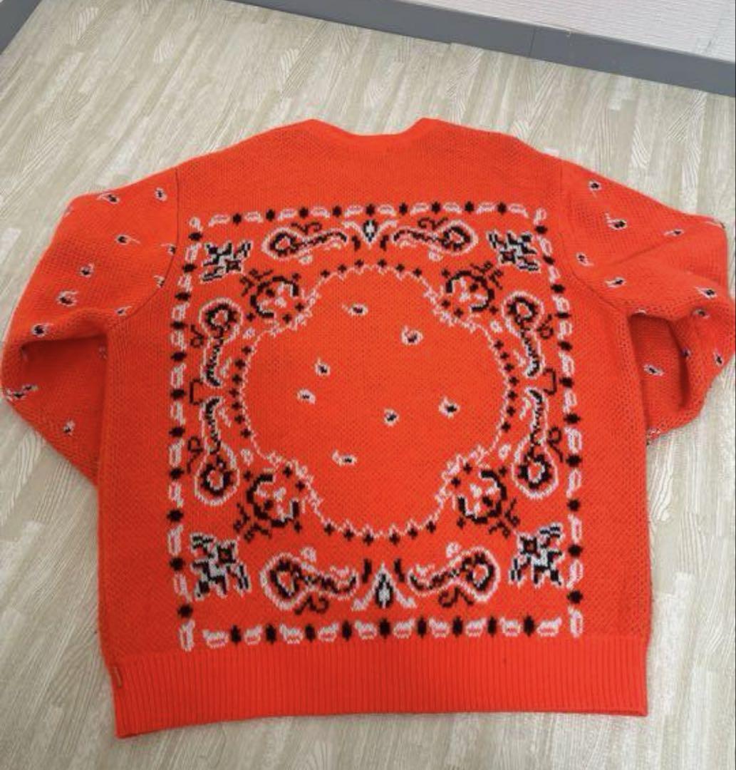 supreme bandana sweater 18ss バンダナ セーター