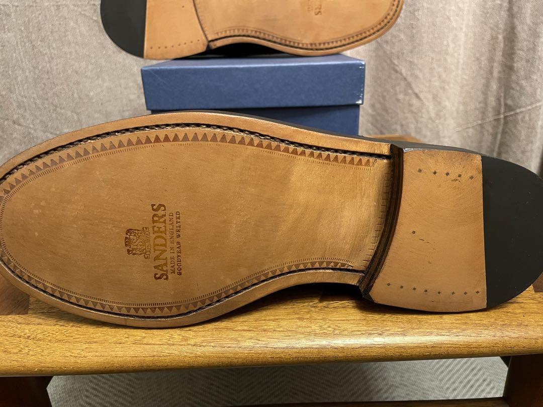 【新品 】SANDERS ウイングチップシューズ/FAKENHAM 9317B