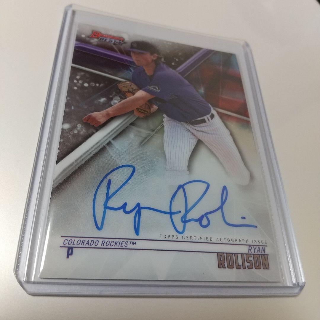 ライアン・ロリソン ルーキー 直筆サイン RYAN ROLISON RC MLB