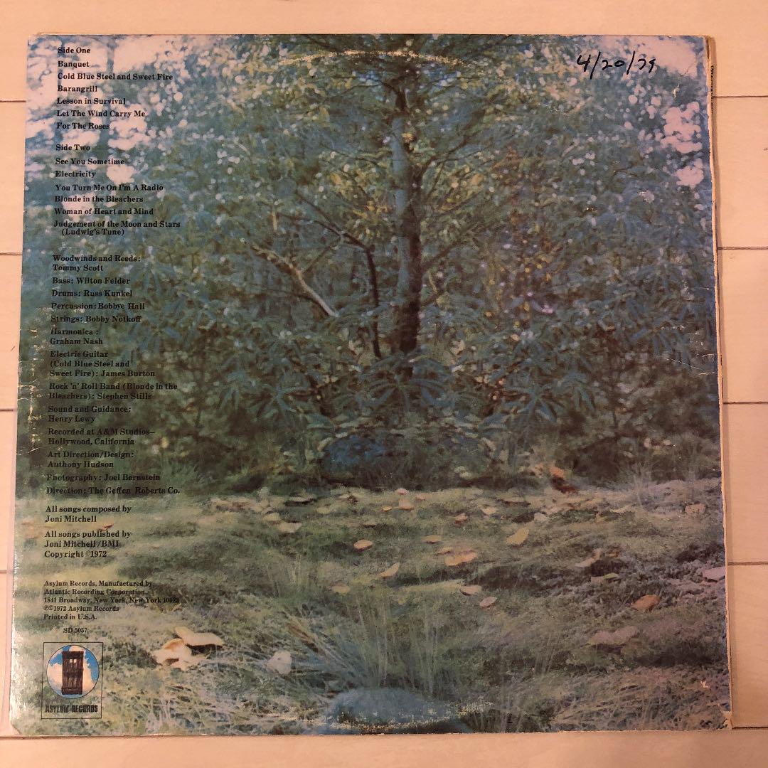 人気国産 JONI MITCHELL レコード USオリジナル For The Roses fh2cP-m82952458443 超激安安い