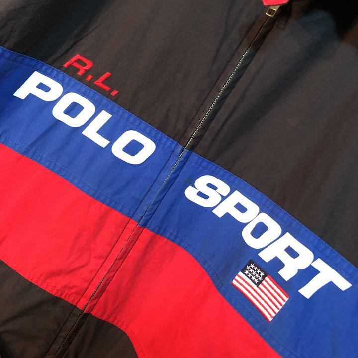 格安お得 90's スポーツ ビッグロゴ スイングトップ r3jBd-m82952667005 POLO SPORT ポロ HOT100%新品