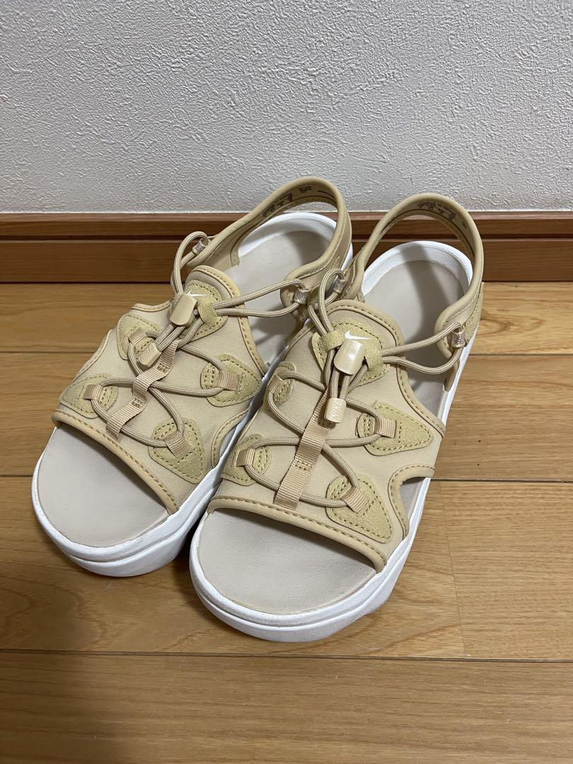 NIKE エアマックスココ　ベージュ　25cm 厚底　サンダル