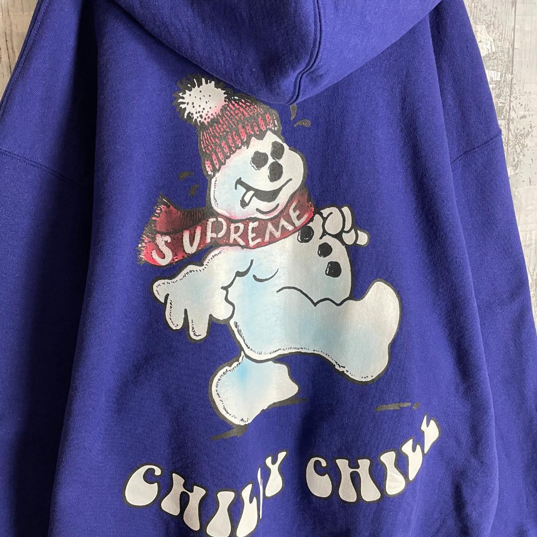 ブランド 【大人気L☆スノーマン☆入手困難】シュプリーム バックプリント パーカー. 【KU3476835121】(15268円)