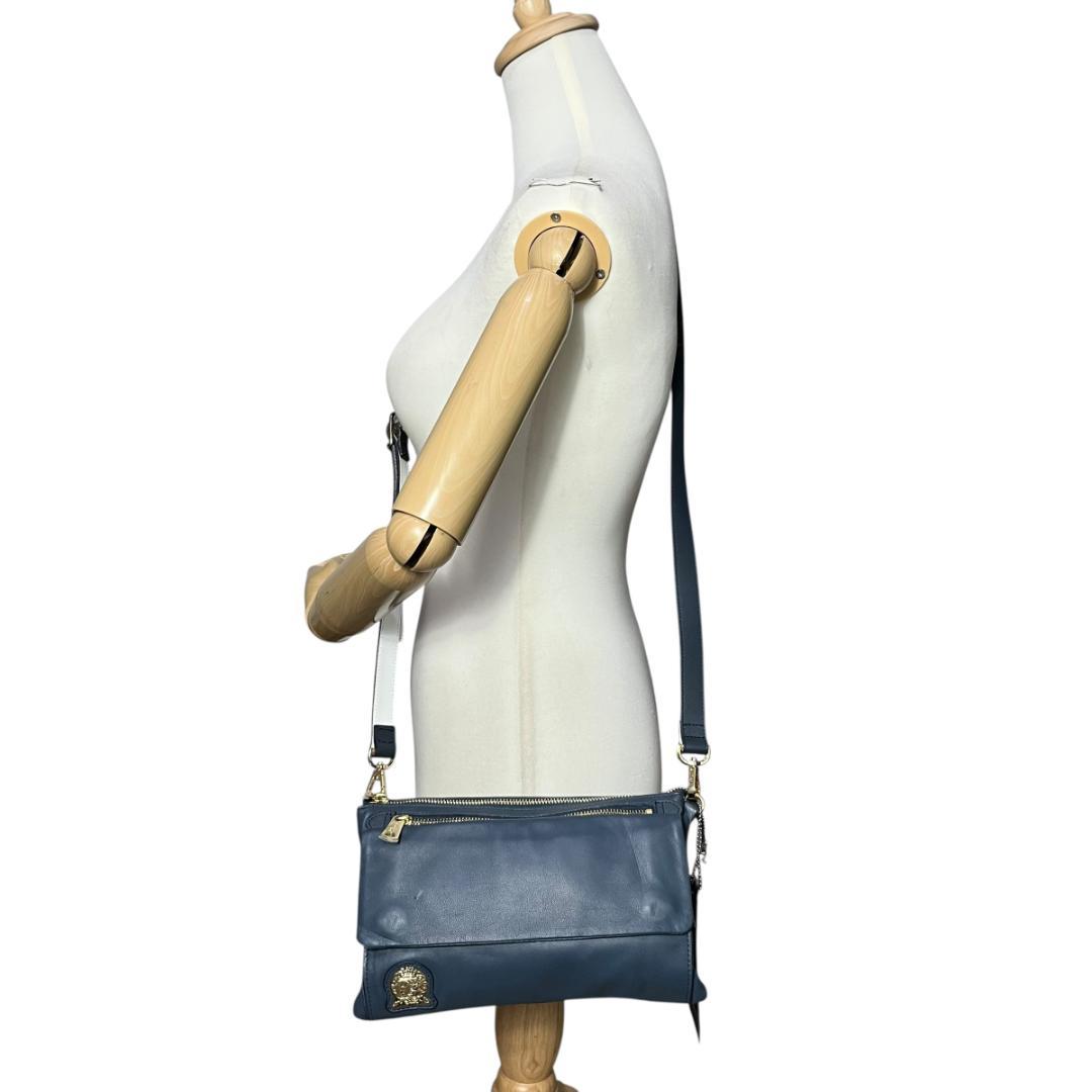 ADMJ サコッシュ　ショルダーバッグ　斜め掛け　レザー　エーディーエムジェイ