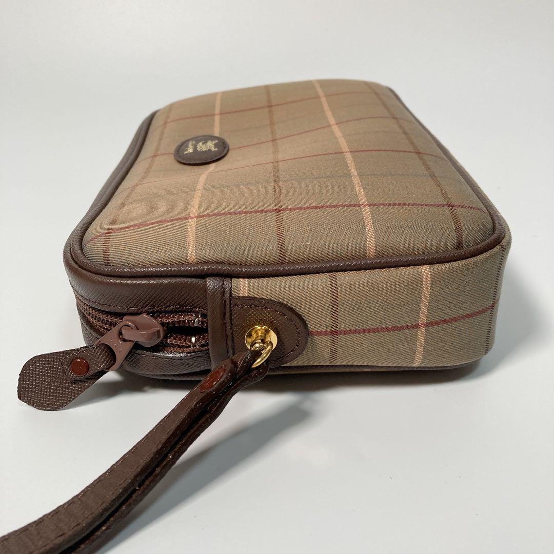 未使用 Burberry バーバリー クラッチ セカンドバッグ チェック