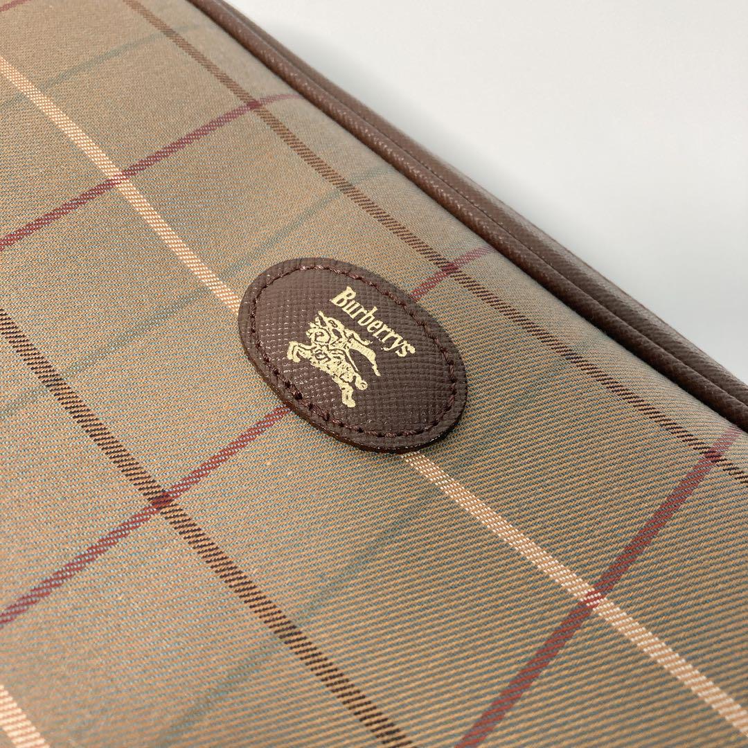 未使用 Burberry バーバリー クラッチ セカンドバッグ チェック