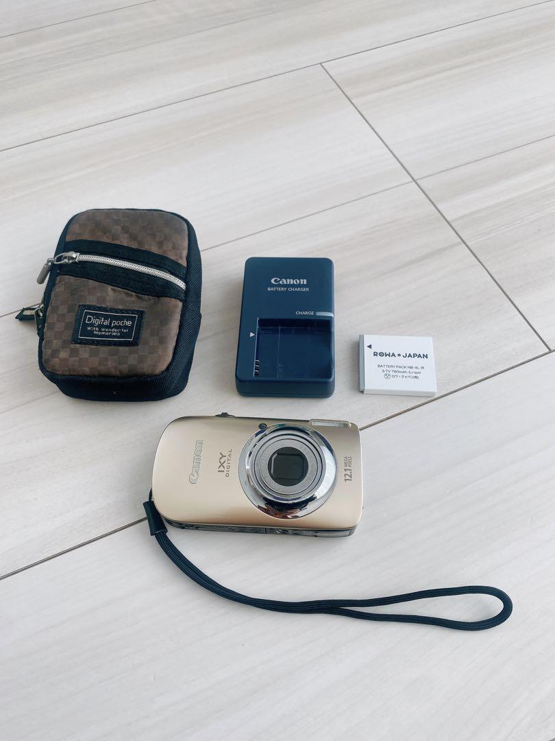 【美品】デジカメ　Canon IXY DIGITAL 510IS ゴールド