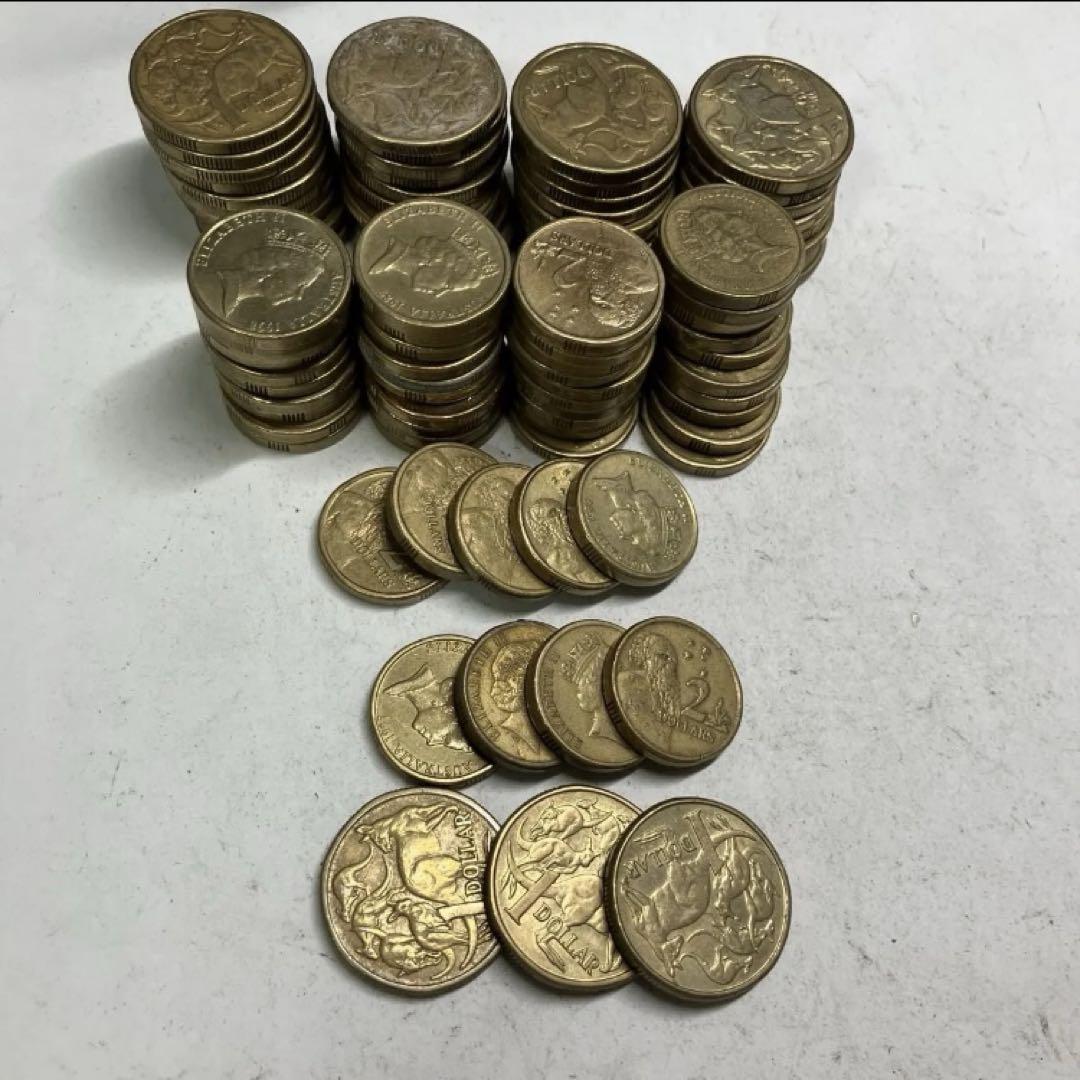 オーストラリア　141ドル　硬貨　古銭　まとめ売り