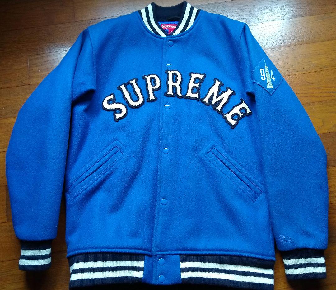 名作 Supreme 05aw バーシティジャケット スタジャン | bergosafety.com.br
