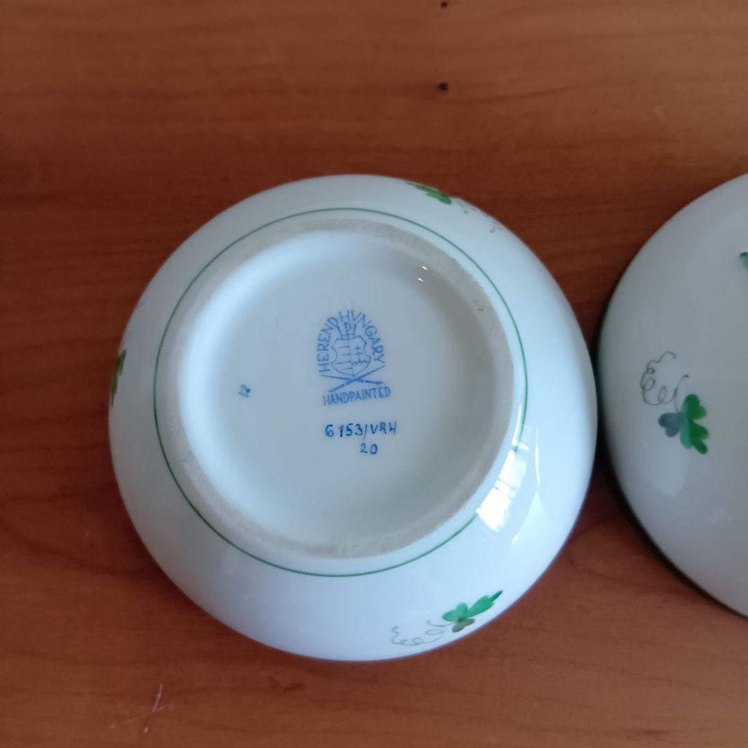 HEREND ウィーンの薔薇マルボンボンオープンシュガー2点美品