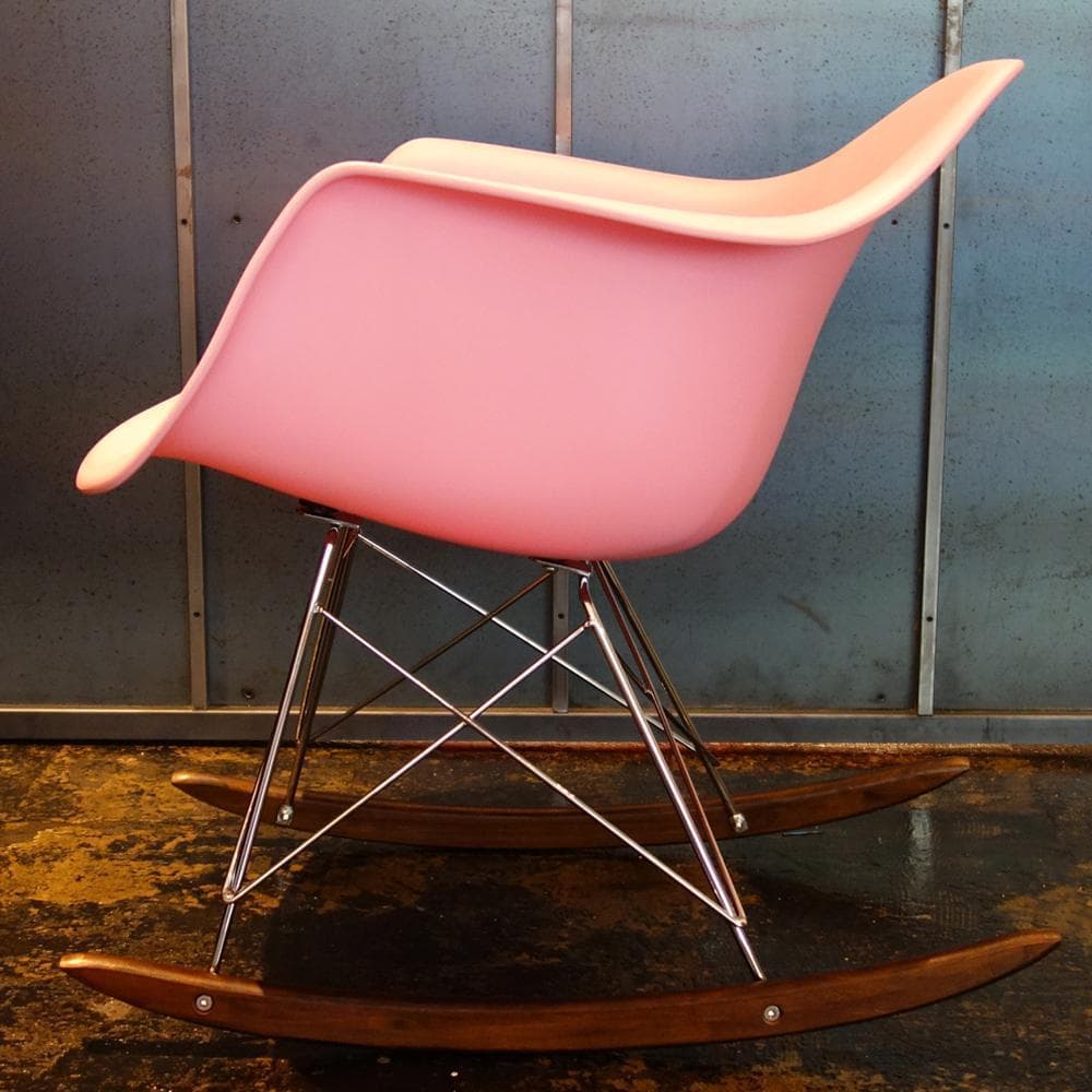イームズ RAR シェルチェアー イス 椅子 Eames 家具 ピンク/BR イームズ RAR シェルチェアー イス 椅子 Eames 家具 ピンク/BR