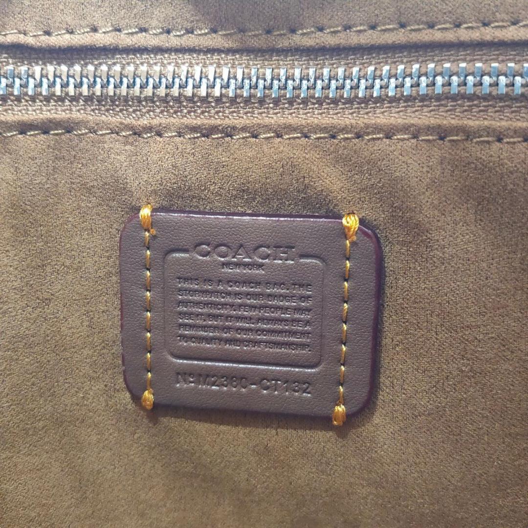 [新品未使用]COACH コーチ ショルダーバッグ　2way バケツバッグ