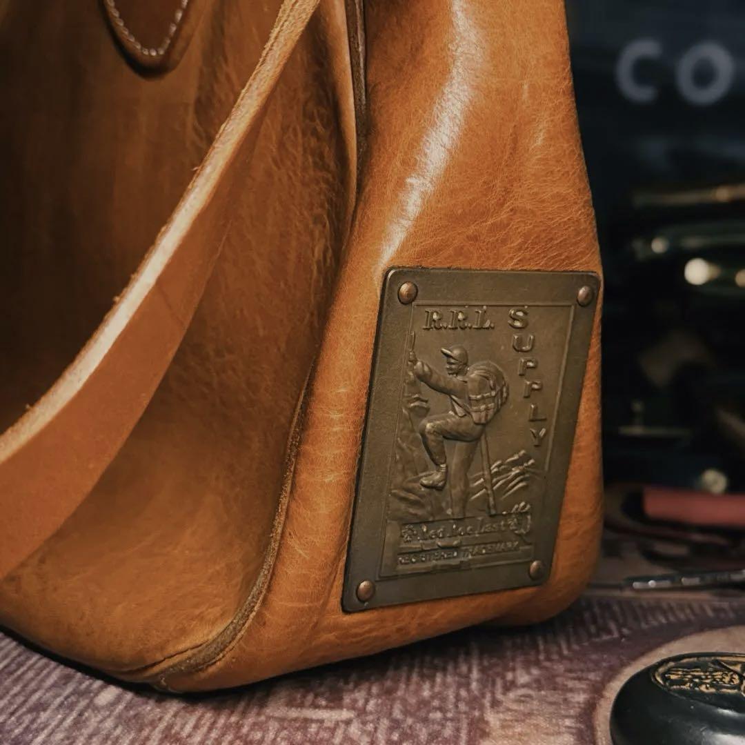RRL 登山探险シリーズ レザーショルダーバッグ