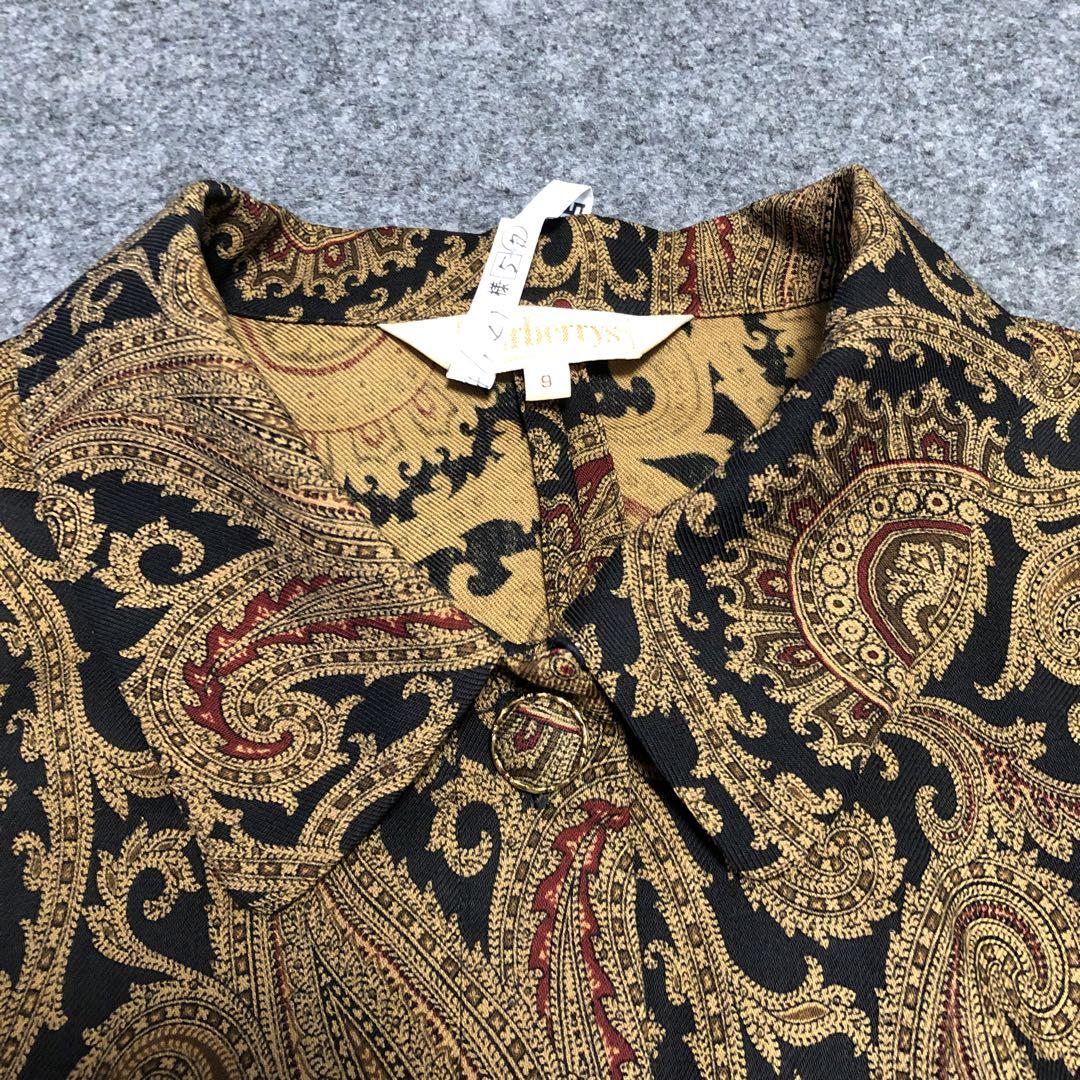 BURBERRYS ヴィンテージ　カーディガン　9号　美品♫ 薄手ジャケット BURBERRYS ヴィンテージ カーディガン 9号 美品♫ 薄手ジャケット