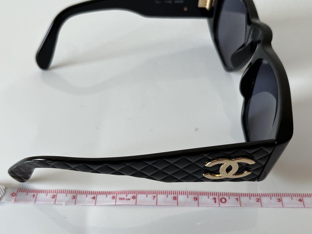 CHANEL　マトラッセ　フレーム　ココマーク　バイオレット系レンズ　ケース付き
