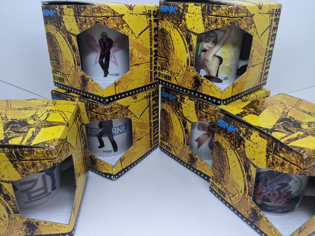 餓狼　ヴァンパイア　スト6 テリー　ホタル　モリガン　 6種セット マグカップ