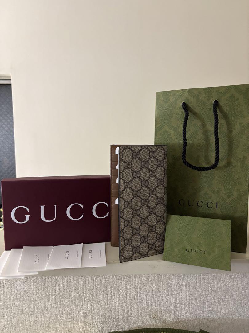 【新品】GUCCI グッチ 長財布 GGスプリーム ロングウォレット ベージュ