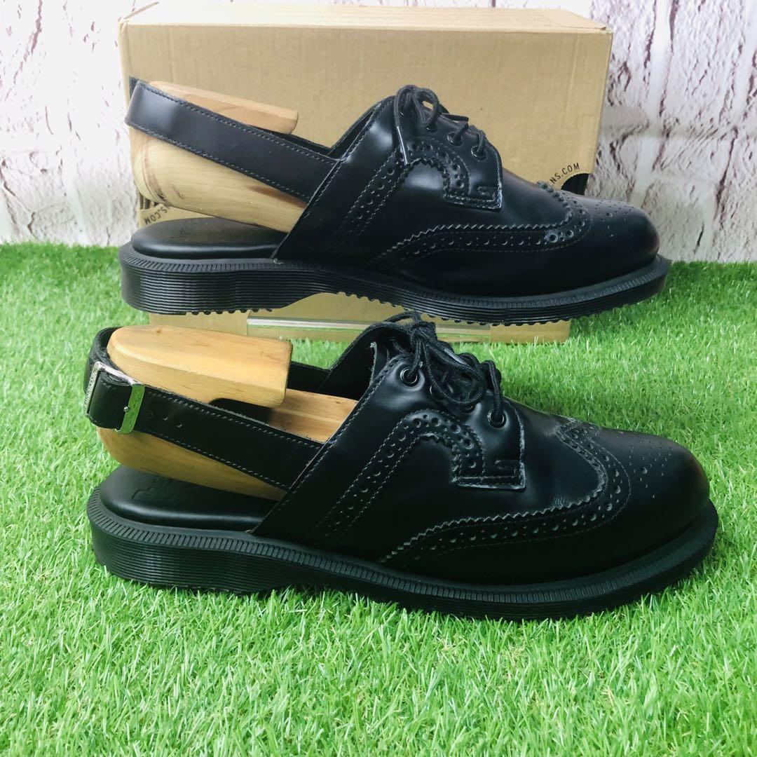【着用2回】Dr.Martens GEORGIANA サンダル レザー 厚底 7 着用2回】Dr.Martens GEORGIANA サンダル レザー 厚底 7 靴