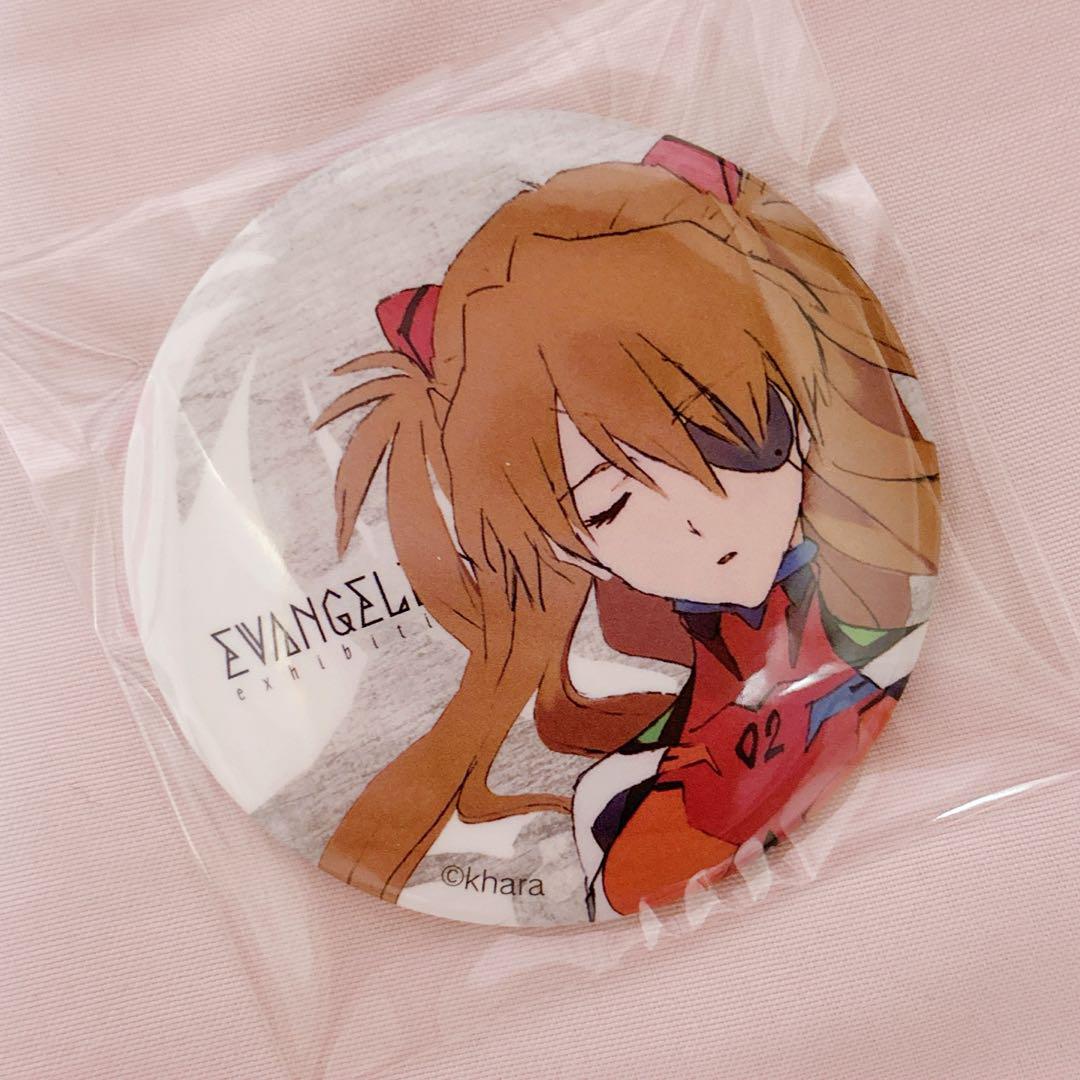 ラ*イ様 エヴァンゲリオン　アスカ　缶バッジ EVANGELION STORE TOKYO-01オリジナル アスカ缶バッジ