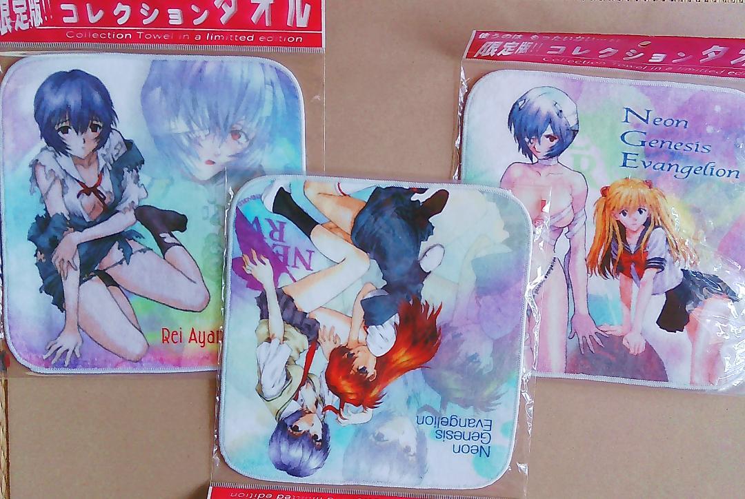 数々の賞を受賞 ☆エヴァ☆コレクションタオル6枚セット☆綾波レイ タオル・ハンカチ