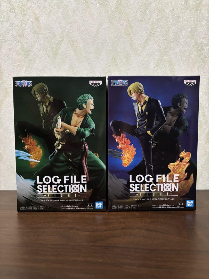 ワンピース　フィギュア　ゾロ　サンジ　LOG FILE SERECTION