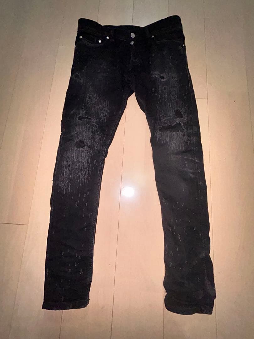 DIESEL ブラックデニムM・DIESEL