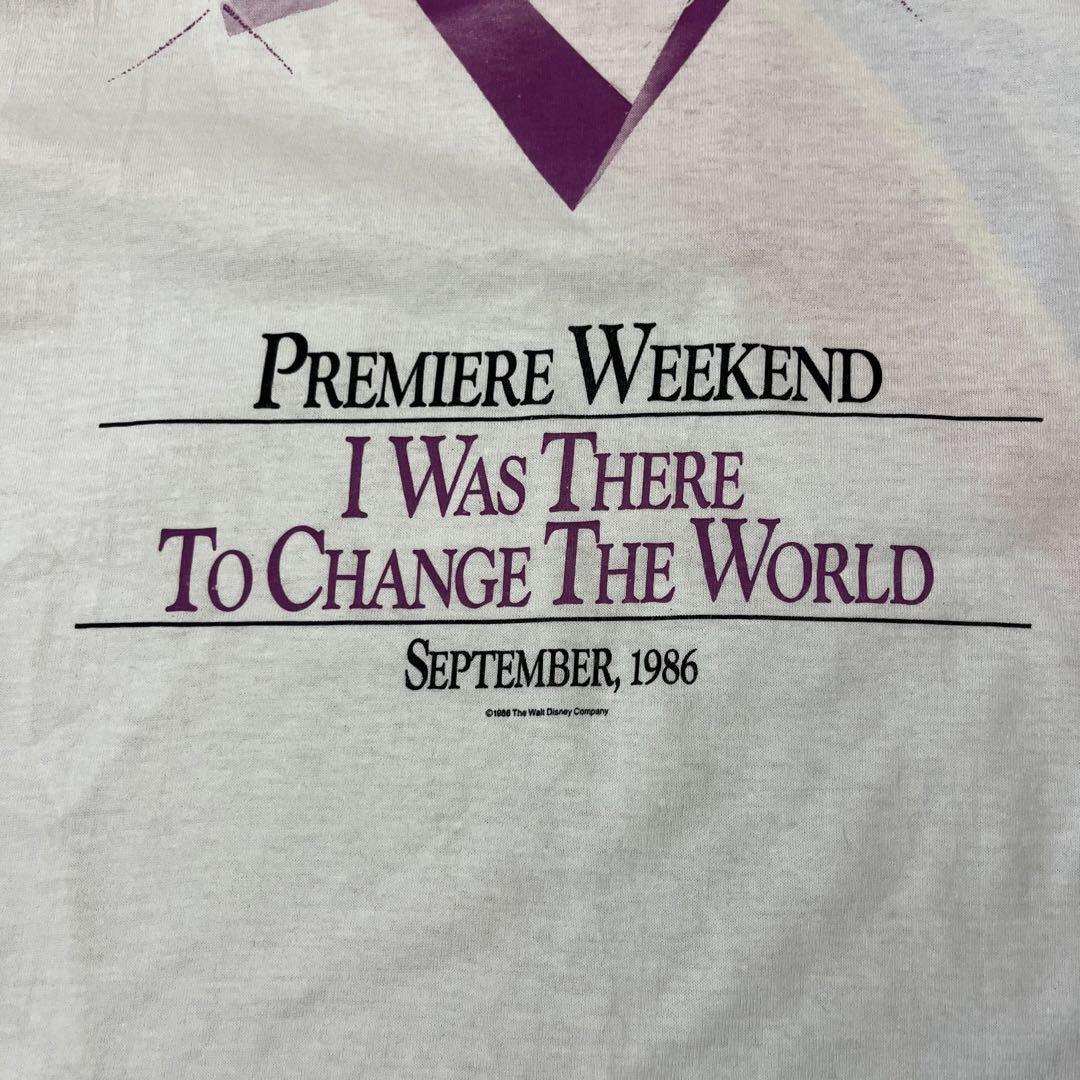 激レア　1986　マイケルジャクソン　ディズニーランド　キャプテンEO　Tシャツ