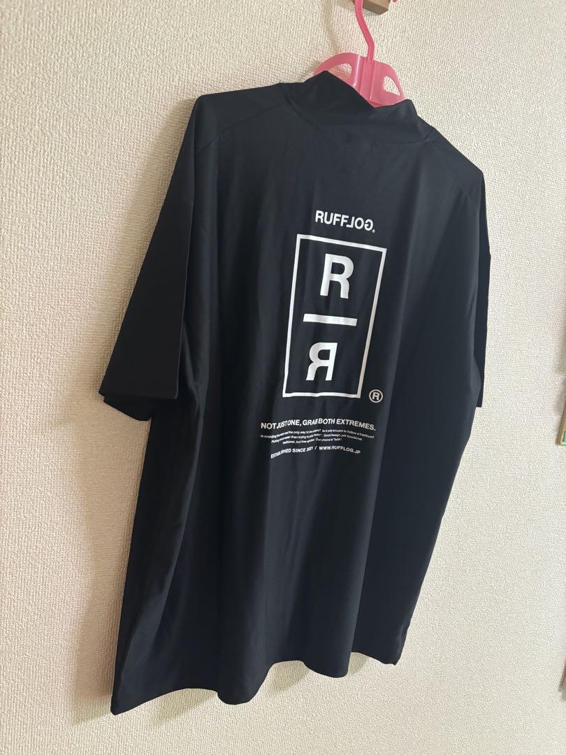 RUFFLOG ブラック 長袖 モックネック メンズウェア
