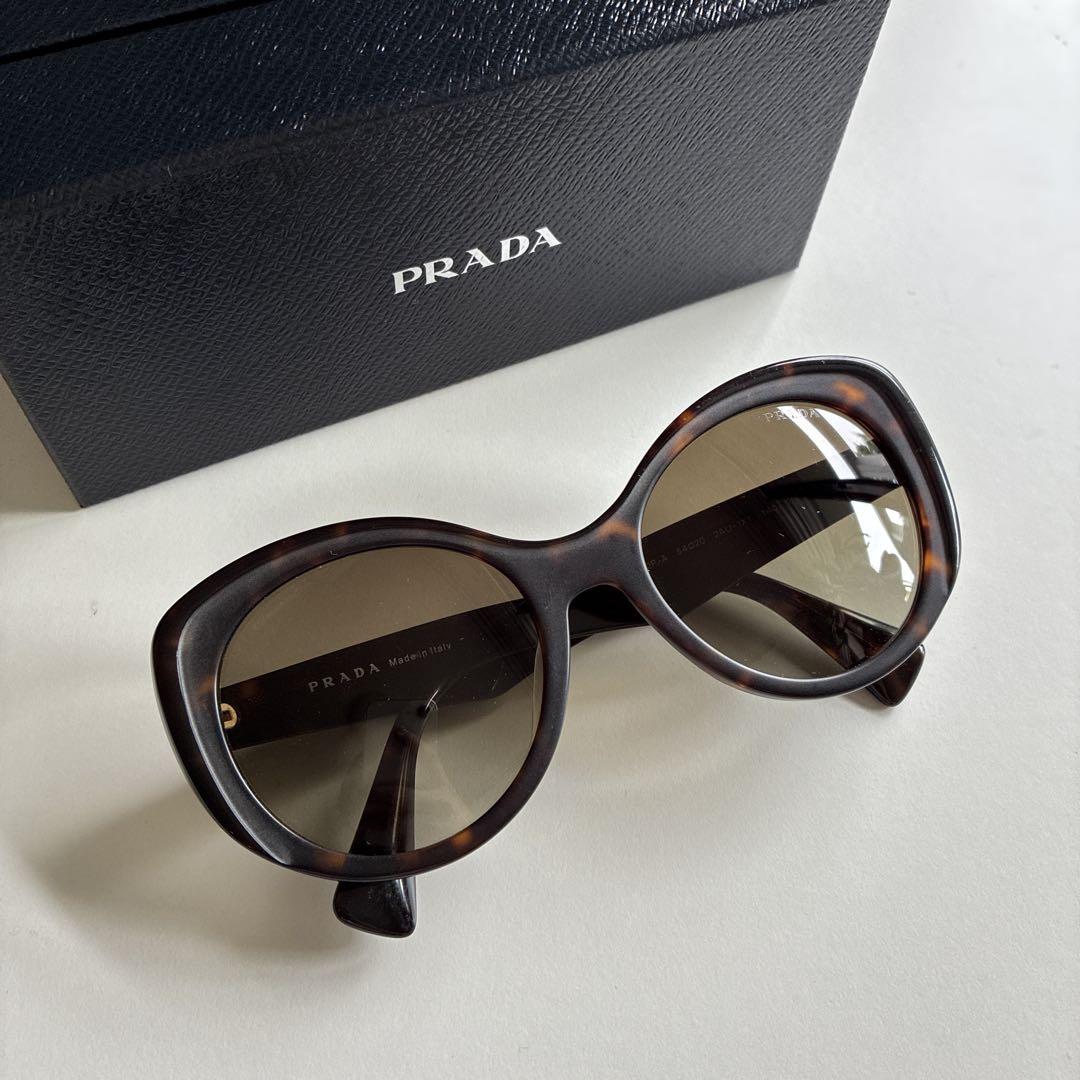 PRADA レディースサングラス ベッコウ柄 - メルカリ