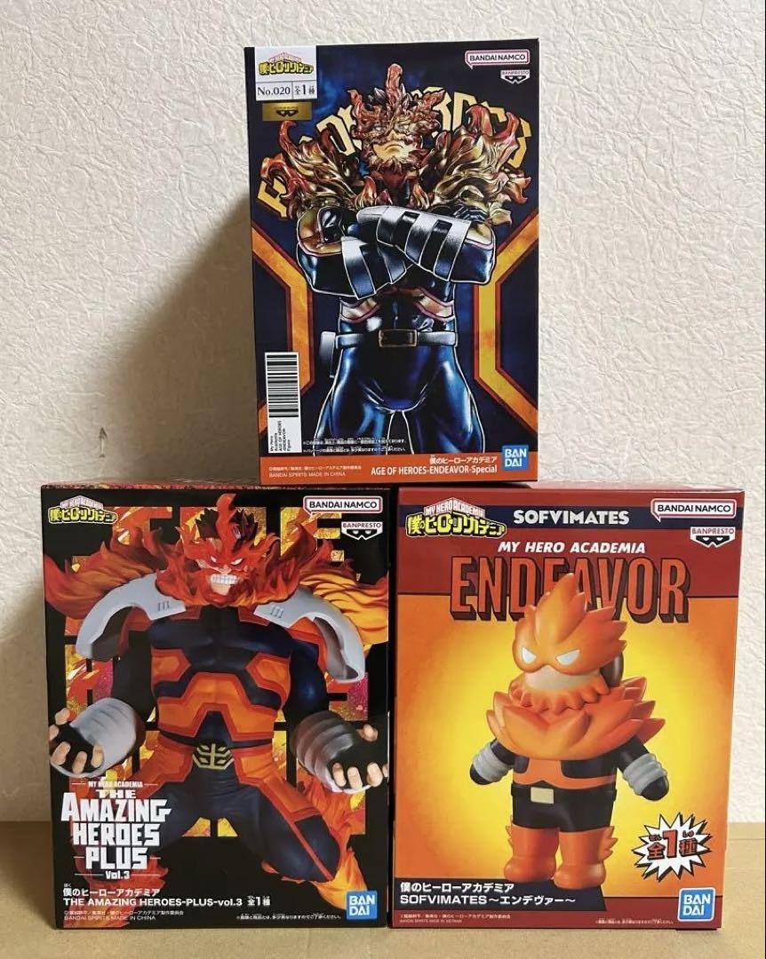 【エンデヴァー】僕のヒーローアカデミア　フィギュア３点セット