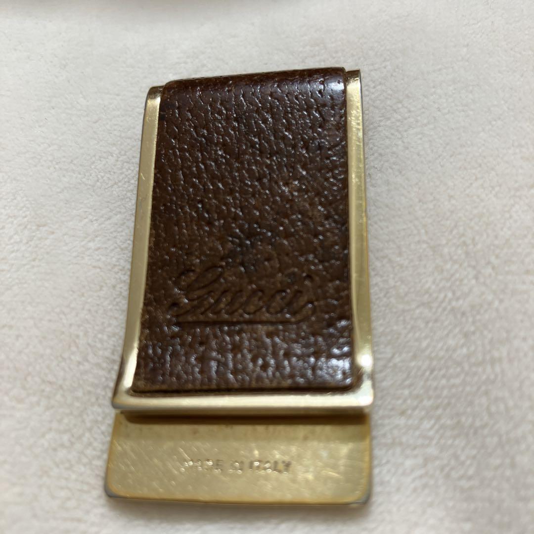 tyk 様、専用、GUCCI レザー マネークリップ イタリア製