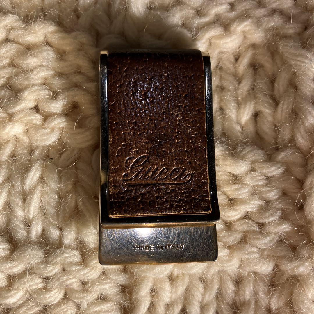tyk 様、専用、GUCCI レザー マネークリップ イタリア製