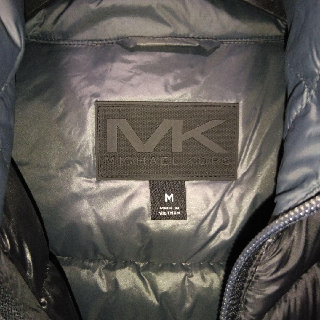 MICHAEL KROS ダウンジャケット 3WAY 黒 フード 美品 画像3