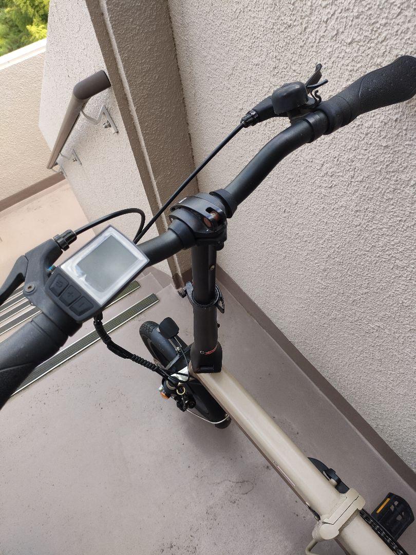 AiDDE：折畳み電動アシスト自転車_14インチ/後輪パンク/送料込/おまけ付 AiDDE：折畳み電動アシスト自転車_14インチ/後輪パンク/送料込