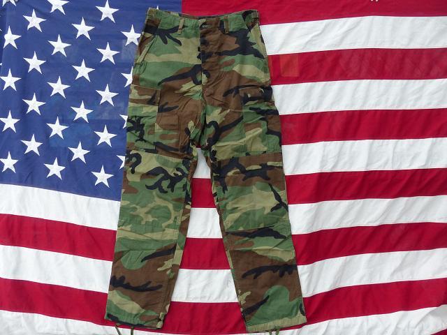 2003\" 米軍実物　BDUパンツ　ウッドランド　S-L　リップ　528
