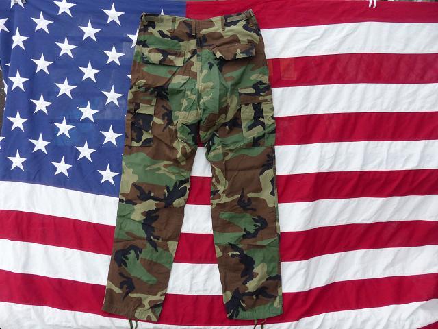 2003\" 米軍実物　BDUパンツ　ウッドランド　S-L　リップ　528