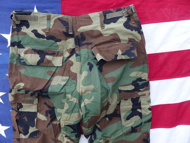 2003\" 米軍実物　BDUパンツ　ウッドランド　S-L　リップ　528