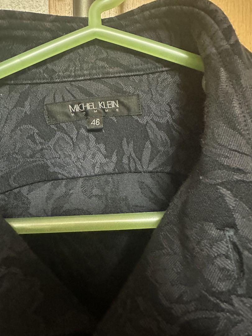 MICHEL KLEIN 花柄 長袖シャツ 46