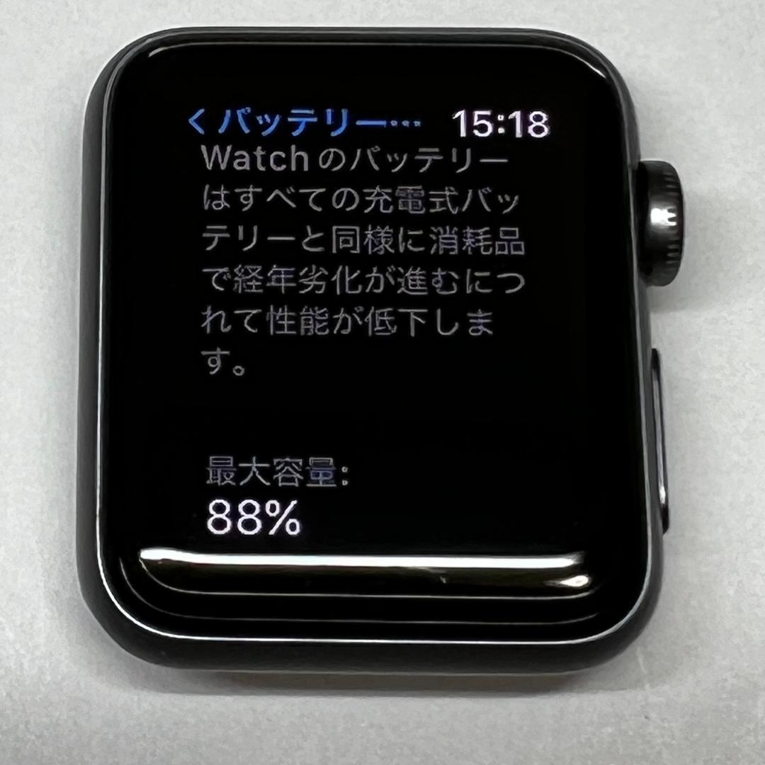 Apple Watch Series 3 38mm スポーツバンド/ブラック