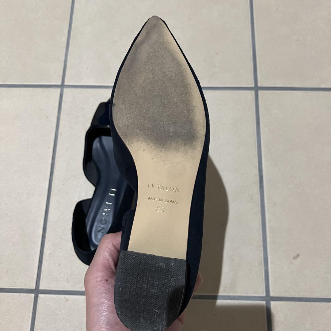 LE TALON ポインテッドクリアプレートフラット
