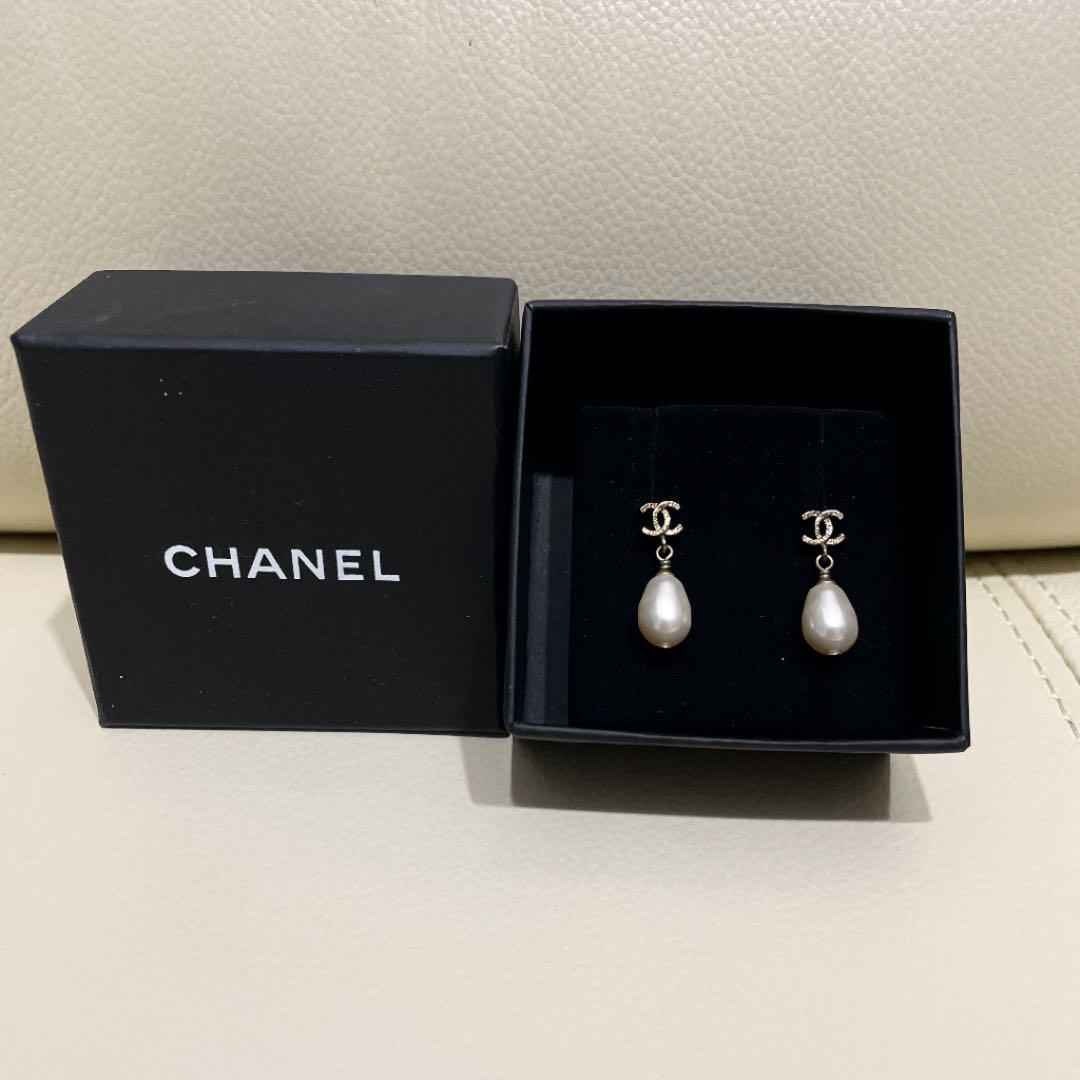 CHANEL☆パール ピアス☆送料込み‼️ - メルカリ