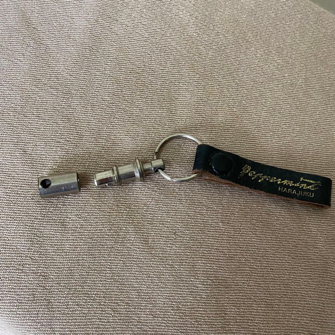 ポリカーボネイト製キッチンポット ペパーミント キーホルダー 当時物