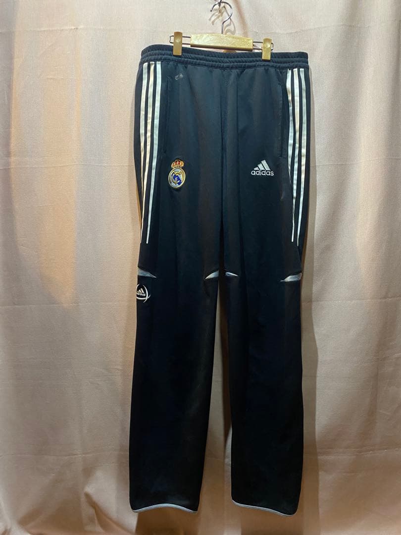 adidas レアル・マドリード ジャージ トラックパンツ　ブラック　アディダス
