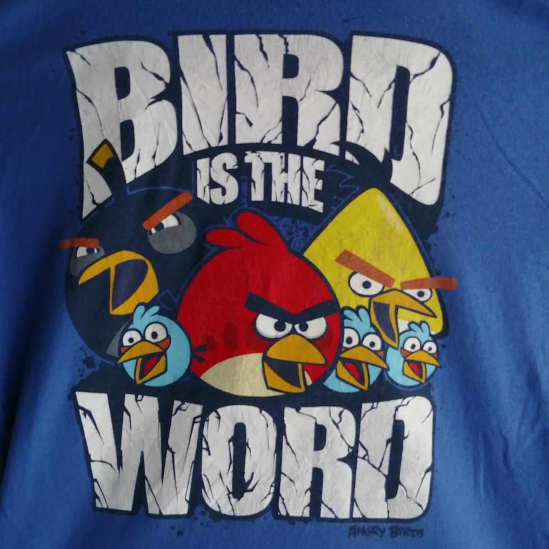 Game Angry Birds イラスト Tシャツ 青 L メルカリ Game Angry Birds イラスト Tシャツ 青 L メルカリ