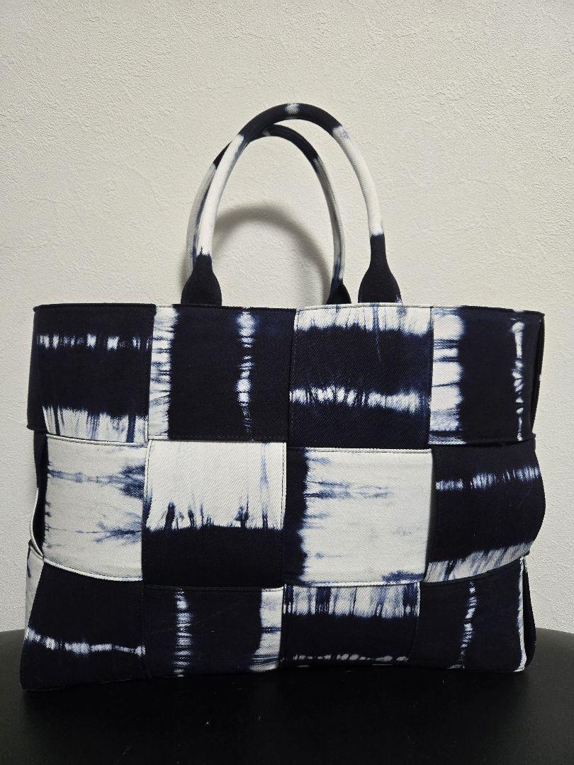 美品☆ボッテガ BOTTEGA VENETA ラージ アルコ トートバッグ